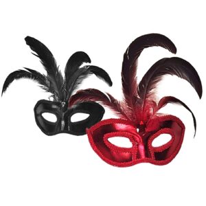 Μάσκα Βενετσιάνικη με Φτερά Ψηλά  Carnavalista 232421