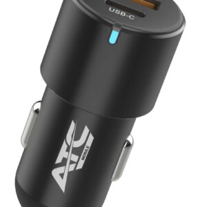 ATC-CA04 Φορτιστής Αυτοκινήτου USB-A & Type-C 100W