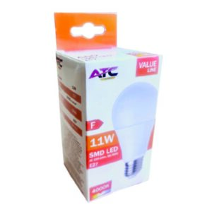 ATC SMD LED Λαμπτήρας A60 230V 11W/1055LM E27 4000K