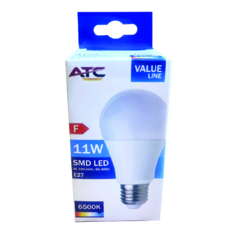 ATC SMD LED Λαμπτήρας A60 230V 11W/1055LM E27 6500K ATC SMD LED Λαμπτήρας A60 230V 11W/1055LM E27 6500K - Image 2