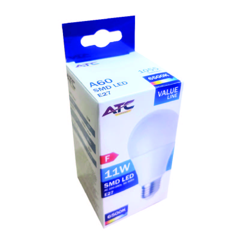 ATC SMD LED Λαμπτήρας A60 230V 11W/1055LM E27 6500K ATC SMD LED Λαμπτήρας A60 230V 11W/1055LM E27 6500K - Image 3