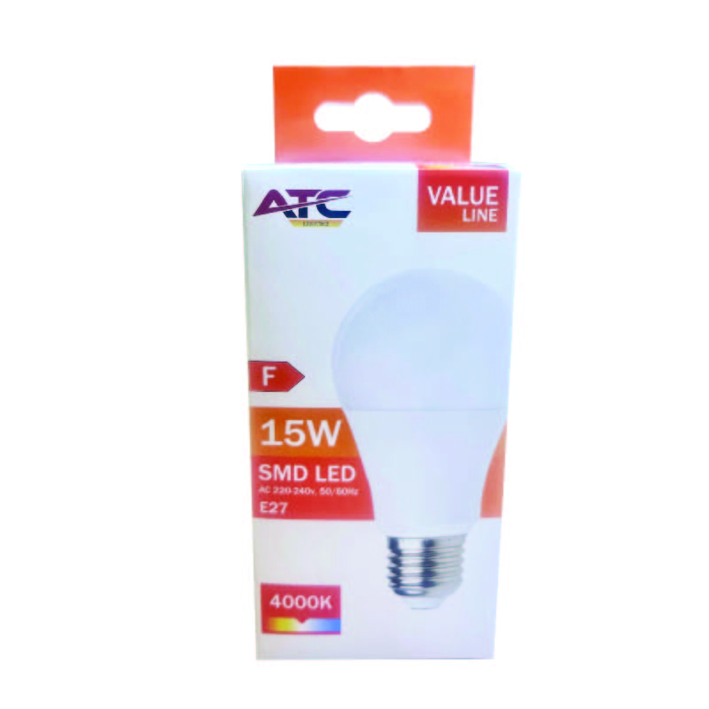 ATC SMD LED Λαμπτήρας A60 230V 15W/1520LM E27 4000K ATC SMD LED Λαμπτήρας A60 230V 15W/1520LM E27 4000K - Image 2