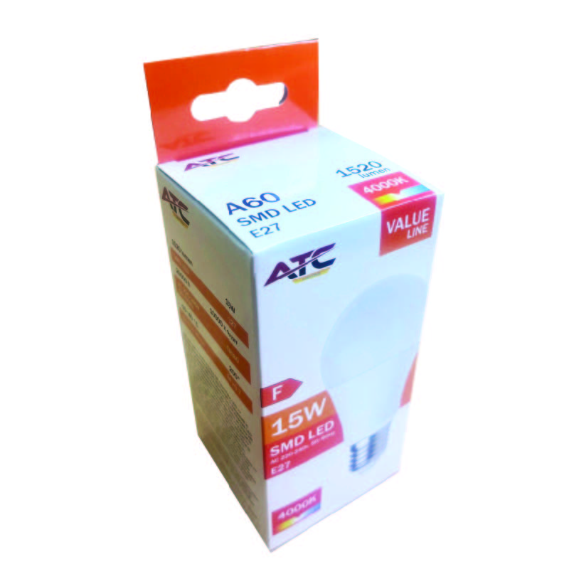 ATC SMD LED Λαμπτήρας A60 230V 15W/1520LM E27 4000K ATC SMD LED Λαμπτήρας A60 230V 15W/1520LM E27 4000K - Image 3