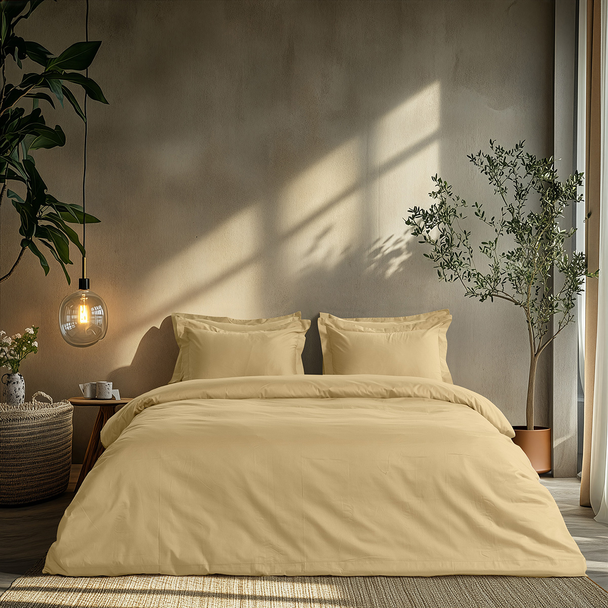 Beauty Home Σετ σεντόνια υπέρδιπλα με λάστιχο Art 1700 Harmony 170x200+30 Κρεμ Beauty Home Σετ σεντόνια υπέρδιπλα με λάστιχο Art 1700 Harmony 170x200+30 Κρεμ