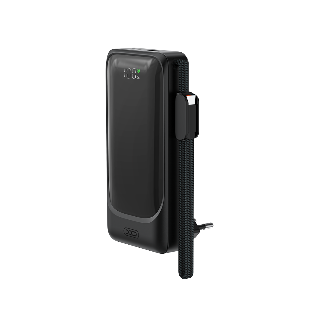 XO PR282 Powerbank Ταχείας Φόρτισης 22.5W με Πρίζα & Λουράκι Type-C 10.000mAh XO PR282 Powerbank Ταχείας Φόρτισης 22.5W με Πρίζα & Λουράκι Type-C 10.000mAh - Image 5