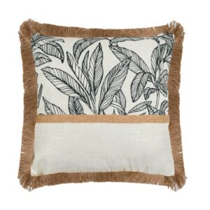 ΔΙΑΚΟΣΜΗΤΙΚΟ ΜΑΞΙΛΑΡΙ Fylliana Opulent ΛΕΥΚΟ-ΜΑΥΡΟ-ΧΡΥΣΟ ΧΡΩΜΑ 43x43εκ