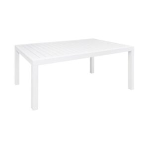 ΕΠΕΚΤΕΙΝΟΜΕΝΟ ΤΡΑΠΕΖΙ ΑΛΟΥΜΙΝΙΟΥ Fylliana "Valerio" ΛΕΥΚΟ ΧΡΩΜΑ 160(239)x95x75εκ