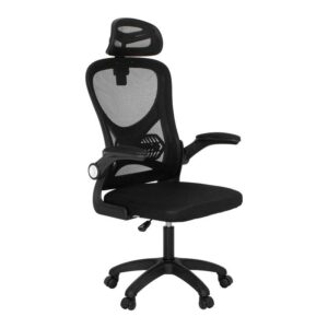 ΚΑΡΕΚΛΑ ΓΡΑΦΕΙΟΥ Fylliana FL850 ΜΑΥΡΟ ΧΡΩΜΑ 63x55x101εκ