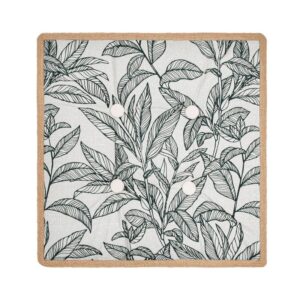 ΜΑΞΙΛΑΡΙ ΚΑΡΕΚΛΑΣ Fylliana Opulent ΜΠΕΖ-ΜΑΥΡΟ ΧΡΩΜΑ 40x40x8εκ