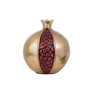 ΜΕΤΑΛΛΙΚΟ ΔΙΑΚΟΣΜΗΤΙΚΟ ΡΟΔΙ Fylliana Pomegranate ΧΡΥΣΟ-ΚΟΚΚΙΝΟ ΧΡΩΜΑ 10x11εκ