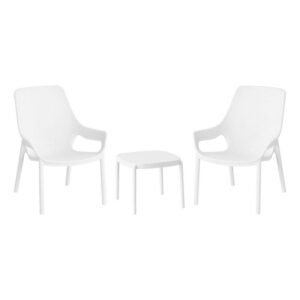 ΣΕΤ 2 ΚΑΡΕΚΛΕΣ ΚΗΠΟΥ ΚΑΙ ΤΡΑΠΕΖΑΚΙ Fylliana “Selavia” ΜΕ UV ΠΡΟΣΤΑΣΙΑ ΛΕΥΚΟ ΧΡΩΜΑ