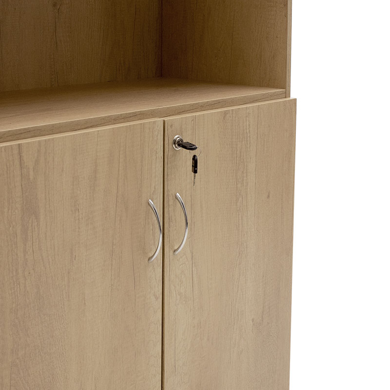 Βιβλιοθήκη γραφείου επαγγελματική Amazon pakoworld χρώμα sonoma 80x40x200εκ Βιβλιοθήκη γραφείου επαγγελματική Amazon pakoworld χρώμα sonoma 80x40x200εκ - Image 5