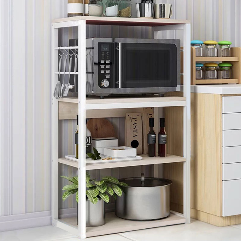 Ραφιέρα επιδαπέδια Wille pakoworld μέταλλο λευκό-φυσικό 50x30x99εκ Ραφιέρα επιδαπέδια Wille pakoworld μέταλλο λευκό-φυσικό 50x30x99εκ - Image 2