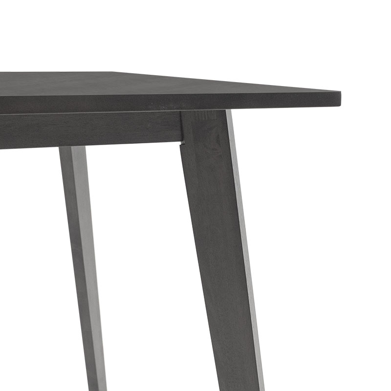 Τραπέζι Benson pakoworld MDF σε rustic grey απόχρωση 80x80x75εκ Τραπέζι Benson pakoworld MDF σε rustic grey απόχρωση 80x80x75εκ - Image 5