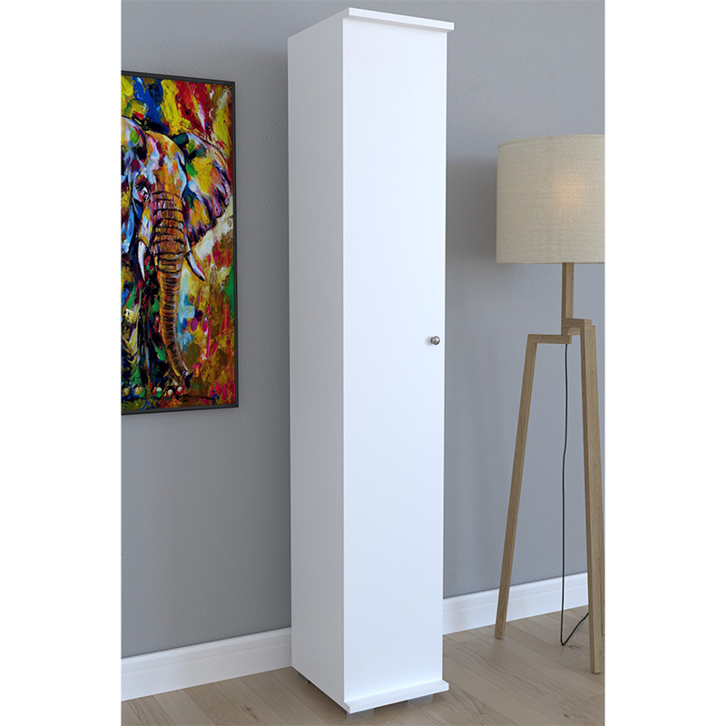 Στήλη Juan pakoworld λευκό 30x35x177εκ Στήλη Juan pakoworld λευκό 30x35x177εκ - Image 3