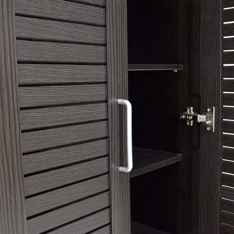 Παπουτσοθήκη-ντουλάπα SANTE pakoworld 21 ζεύγων χρώμα wenge 60x37x183εκ Παπουτσοθήκη-ντουλάπα SANTE pakoworld 21 ζεύγων χρώμα wenge 60x37x183εκ - Image 4