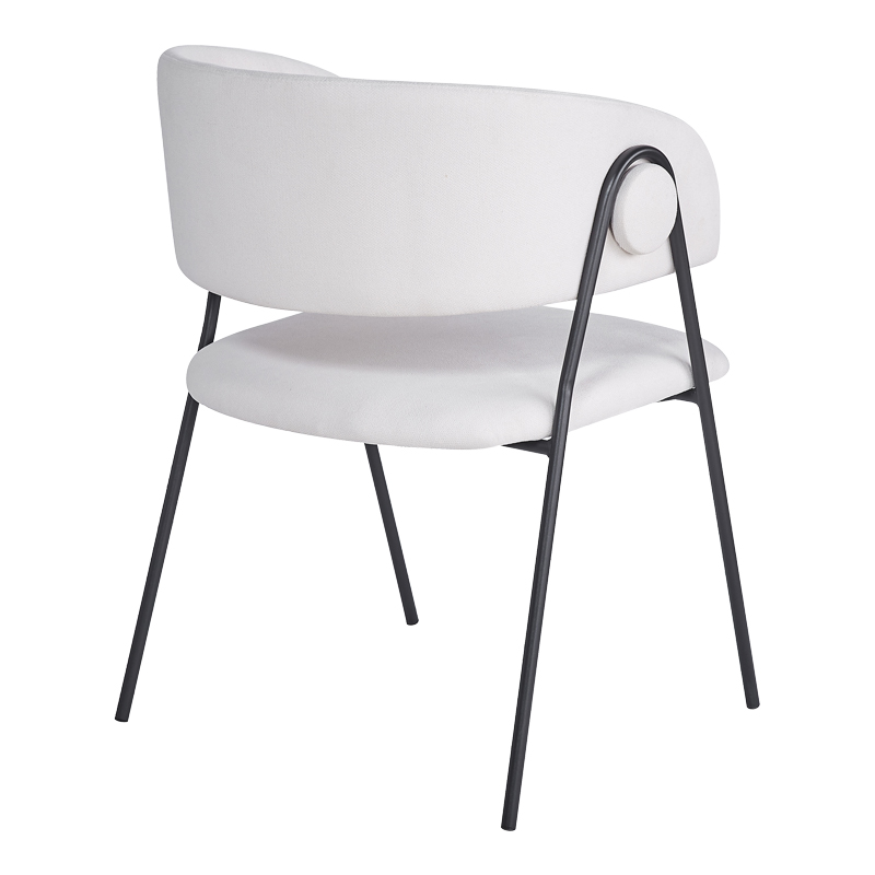 Πολυθρόνα Rachele I pakoworld μπεζ ύφασμα-πόδι μαύρο μέταλλο 52x65x79εκ Πολυθρόνα Rachele I pakoworld μπεζ ύφασμα-πόδι μαύρο μέταλλο 52x65x79εκ - Image 2