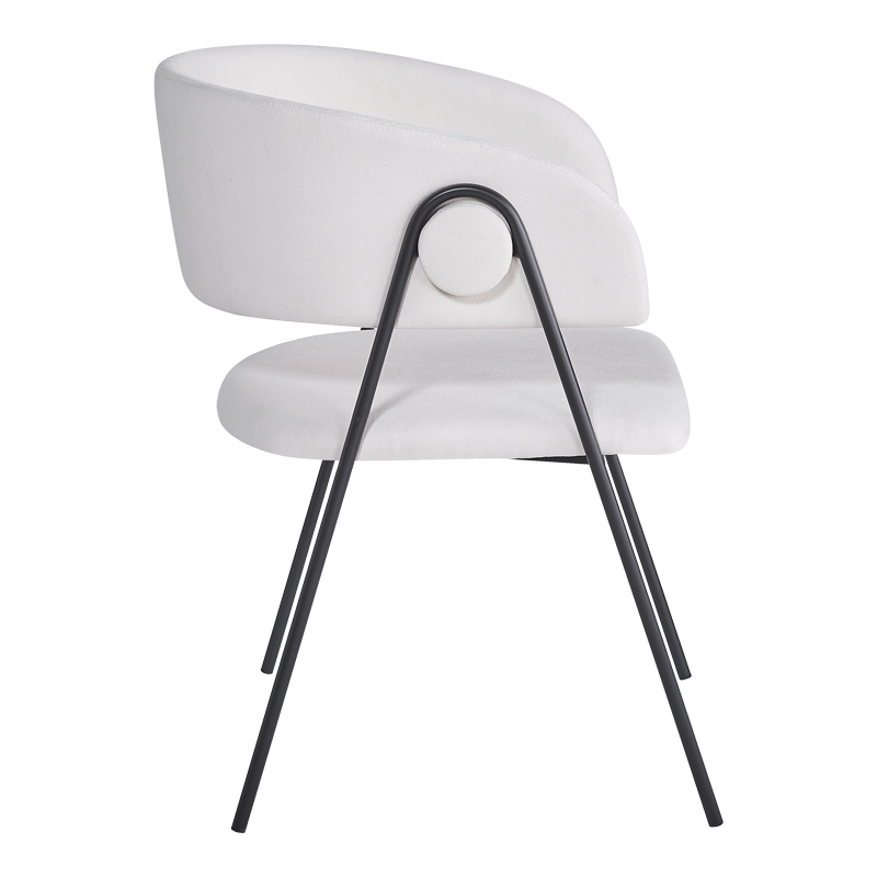 Πολυθρόνα Rachele I pakoworld μπεζ ύφασμα-πόδι μαύρο μέταλλο 52x65x79εκ Πολυθρόνα Rachele I pakoworld μπεζ ύφασμα-πόδι μαύρο μέταλλο 52x65x79εκ - Image 3