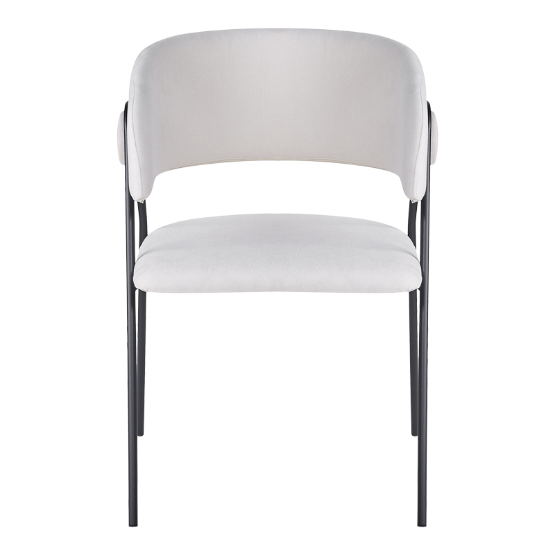 Πολυθρόνα Rachele I pakoworld μπεζ ύφασμα-πόδι μαύρο μέταλλο 52x65x79εκ Πολυθρόνα Rachele I pakoworld μπεζ ύφασμα-πόδι μαύρο μέταλλο 52x65x79εκ - Image 4