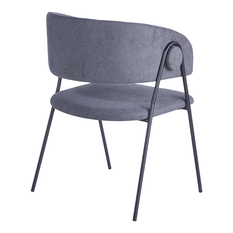 Πολυθρόνα Rachele I pakoworld ανθρακί ύφασμα-πόδι μαύρο μέταλλο 52x65x79εκ Πολυθρόνα Rachele I pakoworld ανθρακί ύφασμα-πόδι μαύρο μέταλλο 52x65x79εκ - Image 2