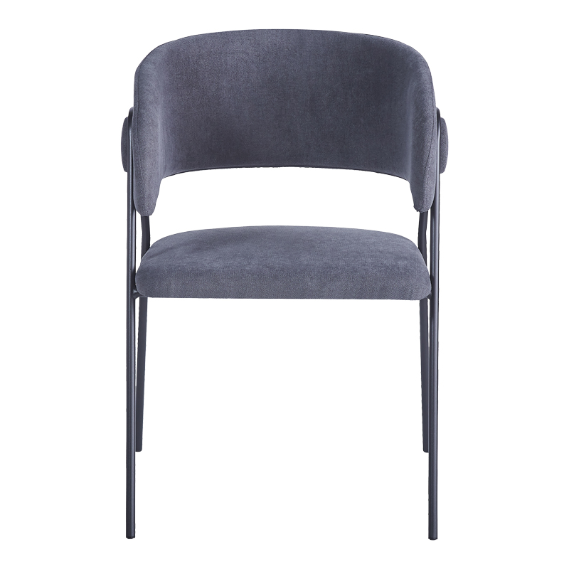 Πολυθρόνα Rachele I pakoworld ανθρακί ύφασμα-πόδι μαύρο μέταλλο 52x65x79εκ Πολυθρόνα Rachele I pakoworld ανθρακί ύφασμα-πόδι μαύρο μέταλλο 52x65x79εκ - Image 4