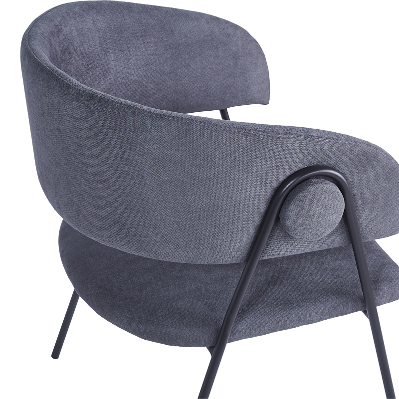 Πολυθρόνα Rachele I pakoworld ανθρακί ύφασμα-πόδι μαύρο μέταλλο 52x65x79εκ Πολυθρόνα Rachele I pakoworld ανθρακί ύφασμα-πόδι μαύρο μέταλλο 52x65x79εκ - Image 7