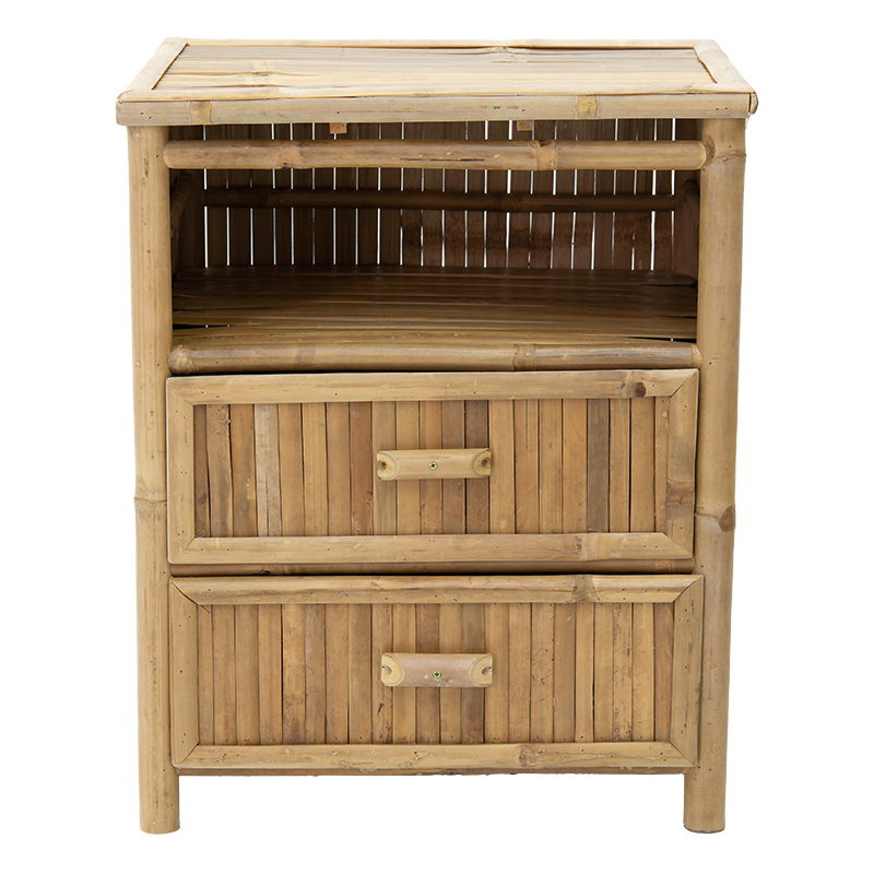 Κομοδίνο Ofra pakoworld bamboo φυσικό 56x46x69εκ Κομοδίνο Ofra pakoworld bamboo φυσικό 56x46x69εκ - Image 3