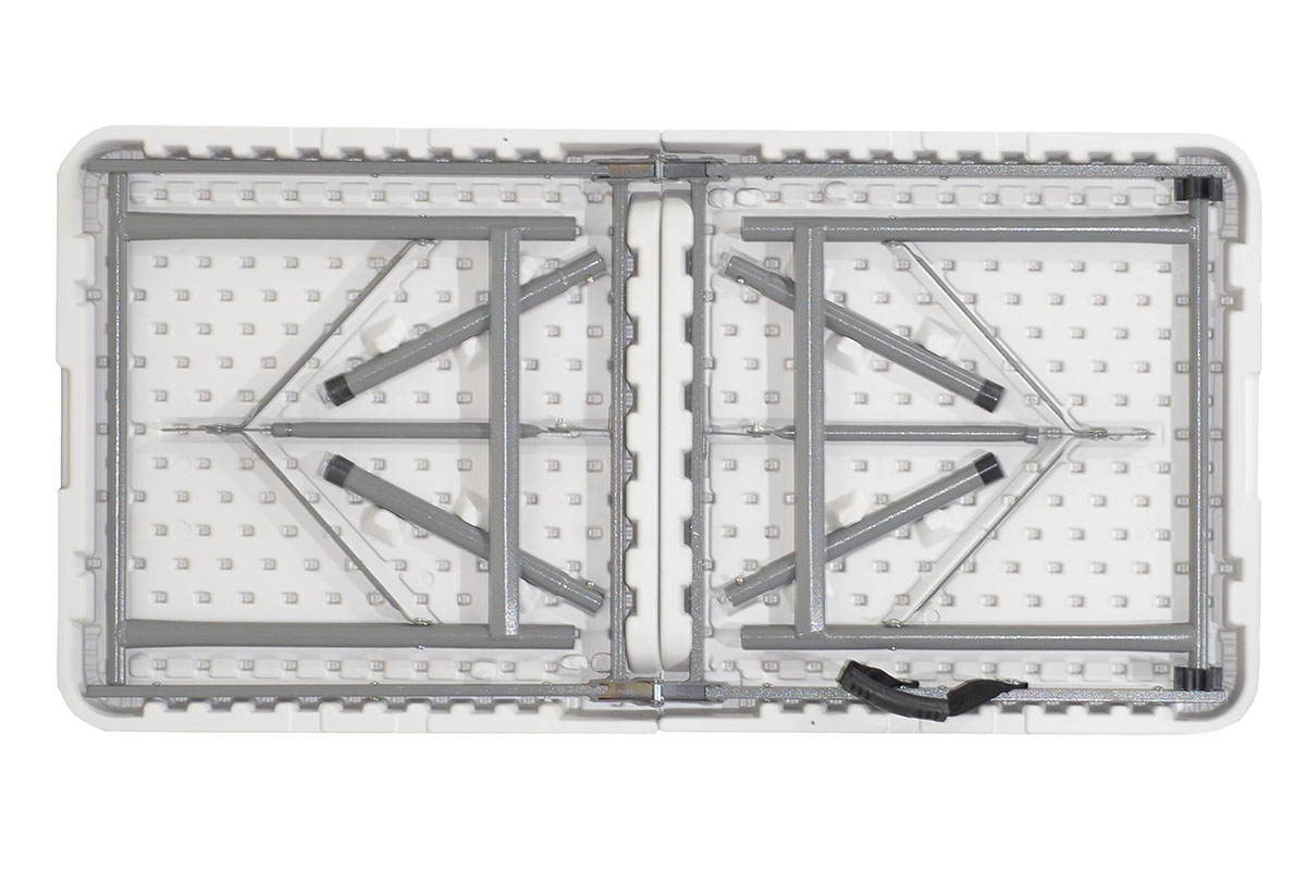 Τραπέζι catering Rodeo pakoworld πτυσσόμενο-βαλίτσα λευκό 122x60x74εκ Τραπέζι catering Rodeo pakoworld πτυσσόμενο-βαλίτσα λευκό 122x60x74εκ - Image 6