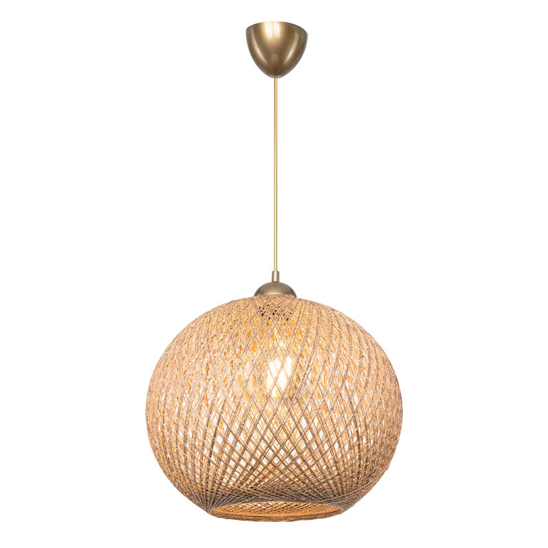 Φωτιστικό οροφής μονόφωτο Leshia pakoworld Ε27 καφέ Φ38x38εκ Φωτιστικό οροφής μονόφωτο Leshia pakoworld Ε27 καφέ Φ38x38εκ - Image 4