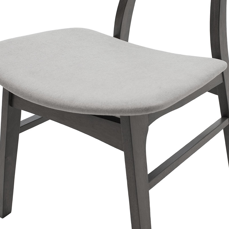 Tραπεζαρία Benson - Orlean pakoworld σετ 5τμχ rustic grey - ύφασμα γκρι 80x80x75εκ Tραπεζαρία Benson - Orlean pakoworld σετ 5τμχ rustic grey - ύφασμα γκρι 80x80x75εκ - Image 7