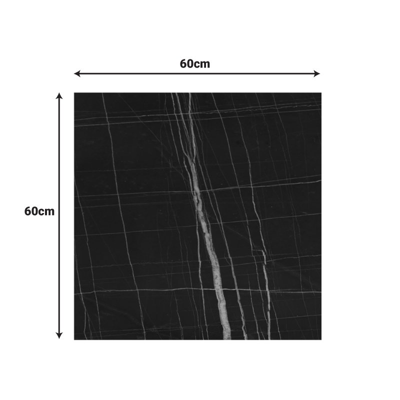 Επιφάνεια τραπεζιού Relian pakoworld HPL μαύρο όψη μαρμάρου 60x60εκ πάχους 12mm Επιφάνεια τραπεζιού Relian pakoworld HPL μαύρο όψη μαρμάρου 60x60εκ πάχους 12mm - Image 4
