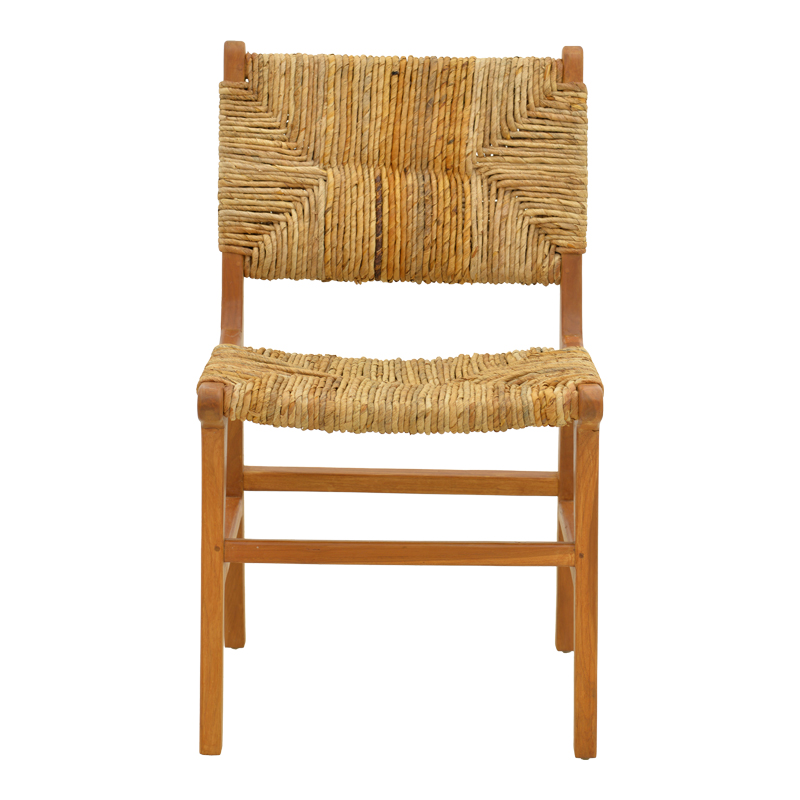 Καρέκλα Refane pakoworld σκελετός teak ξύλο με ψάθα σε φυσική απόχρωση 50x58x85εκ Καρέκλα Refane pakoworld σκελετός teak ξύλο με ψάθα σε φυσική απόχρωση 50x58x85εκ - Image 5