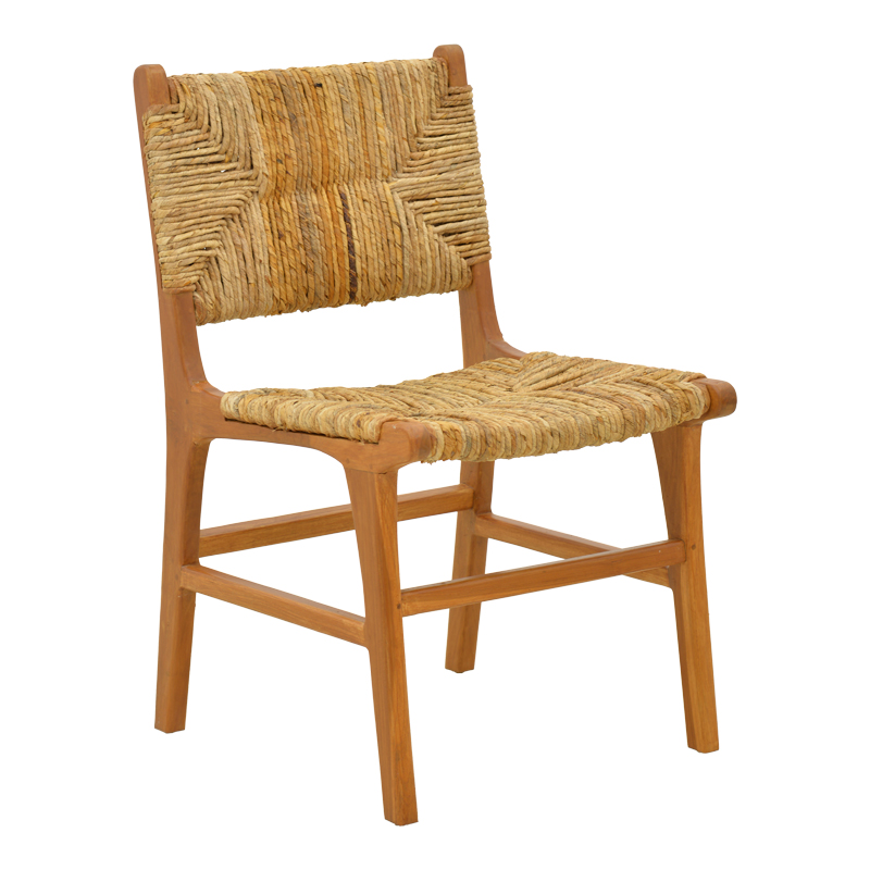 Καρέκλα Refane pakoworld σκελετός teak ξύλο με ψάθα σε φυσική απόχρωση 50x58x85εκ Καρέκλα Refane pakoworld σκελετός teak ξύλο με ψάθα σε φυσική απόχρωση 50x58x85εκ