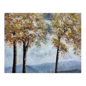 ΠΙΝΑΚΑΣ Fylliana "Trees 536" ΣΕ ΚΑΜΒΑ ΜΕ ΞΥΛΙΝΟ ΠΛΑΙΣΙΟ 80*2.3*60 sls