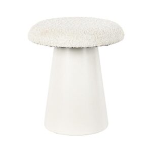 ΣΤΡΟΓΓΥΛΟ ΜΕΤΑΛΛΙΚΟ ΣΚΑΜΠΟ Fylliana FL4201 ΜΠΕΖ ΧΡΩΜΑ 35x40εκ