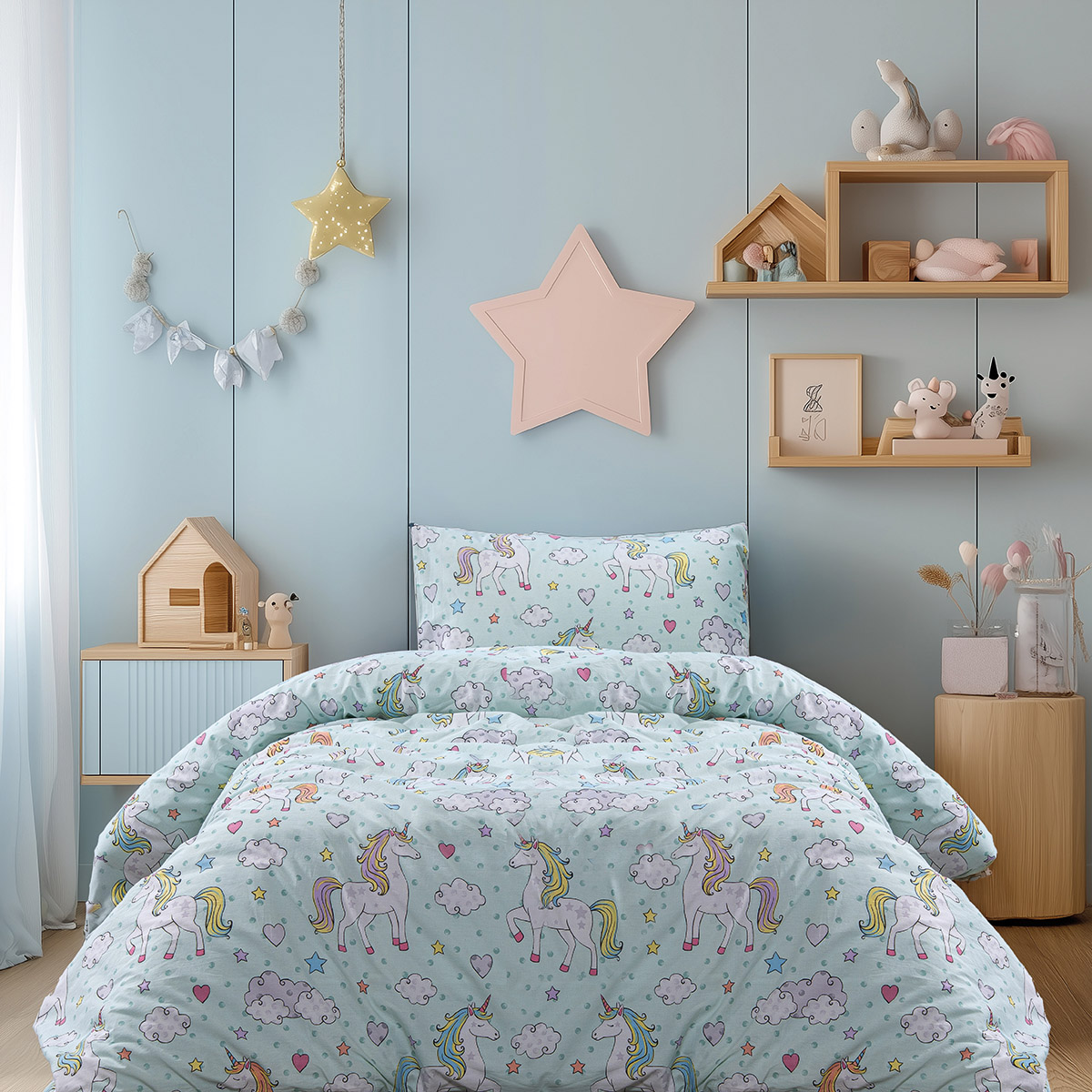 Beauty Home Σετ σεντόνια μονά Candy Art 6327 170x265 Μέντα Beauty Home Σετ σεντόνια μονά Candy Art 6327 170x265 Μέντα