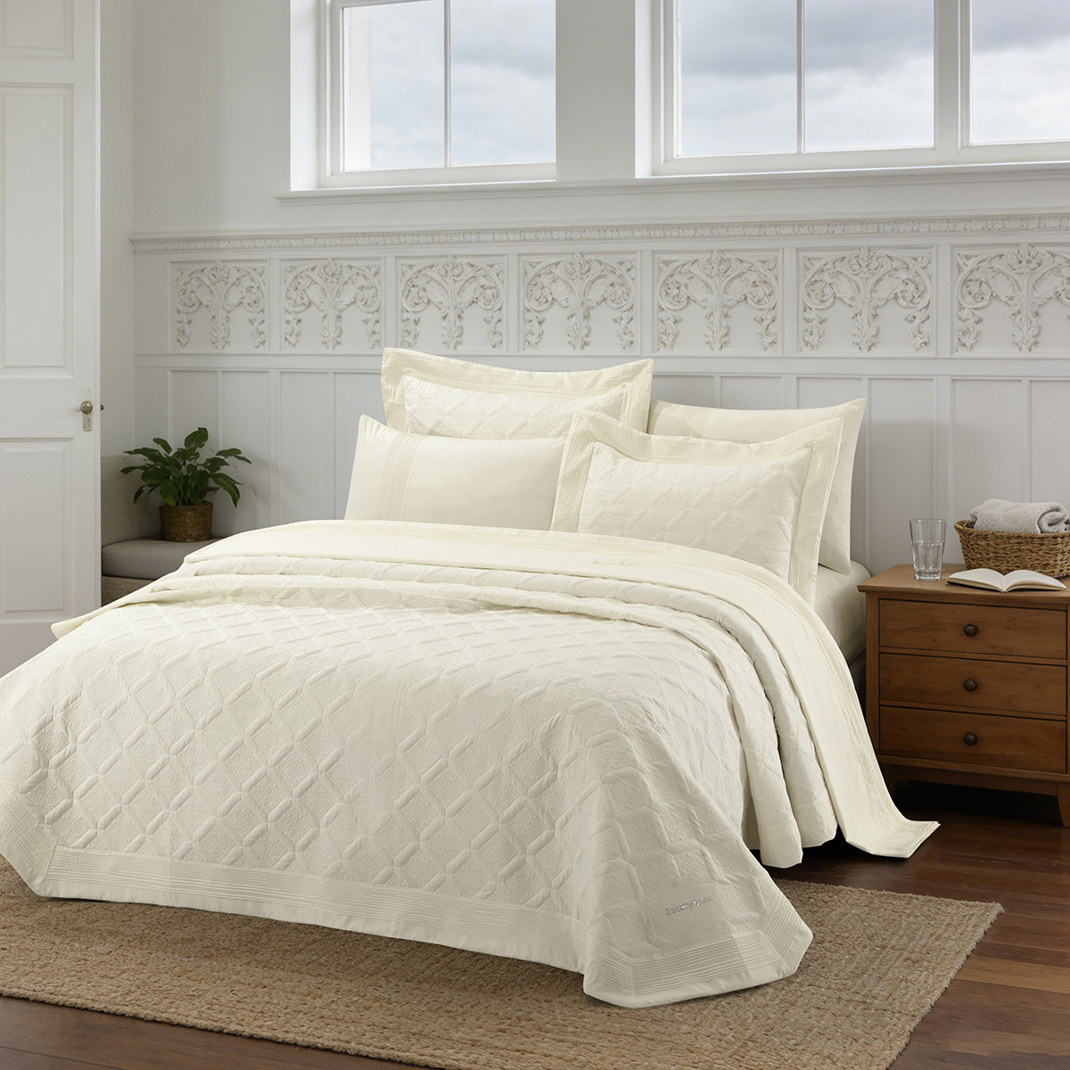 Beauty Home Σετ κουβερλί υπέρδιπλο 3τμχ Promise Art 12507 230x250 Εκρού Beauty Home Σετ κουβερλί υπέρδιπλο 3τμχ Promise Art 12507 230x250 Εκρού