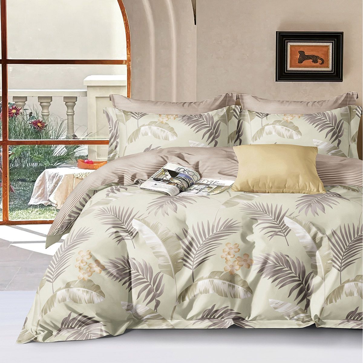 Beauty Home Σετ παπλωματοθήκη υπέρδιπλη Art 12621 Bizet 230x250 Πράσινο Beauty Home Σετ παπλωματοθήκη υπέρδιπλη Art 12621 Bizet 230x250 Πράσινο